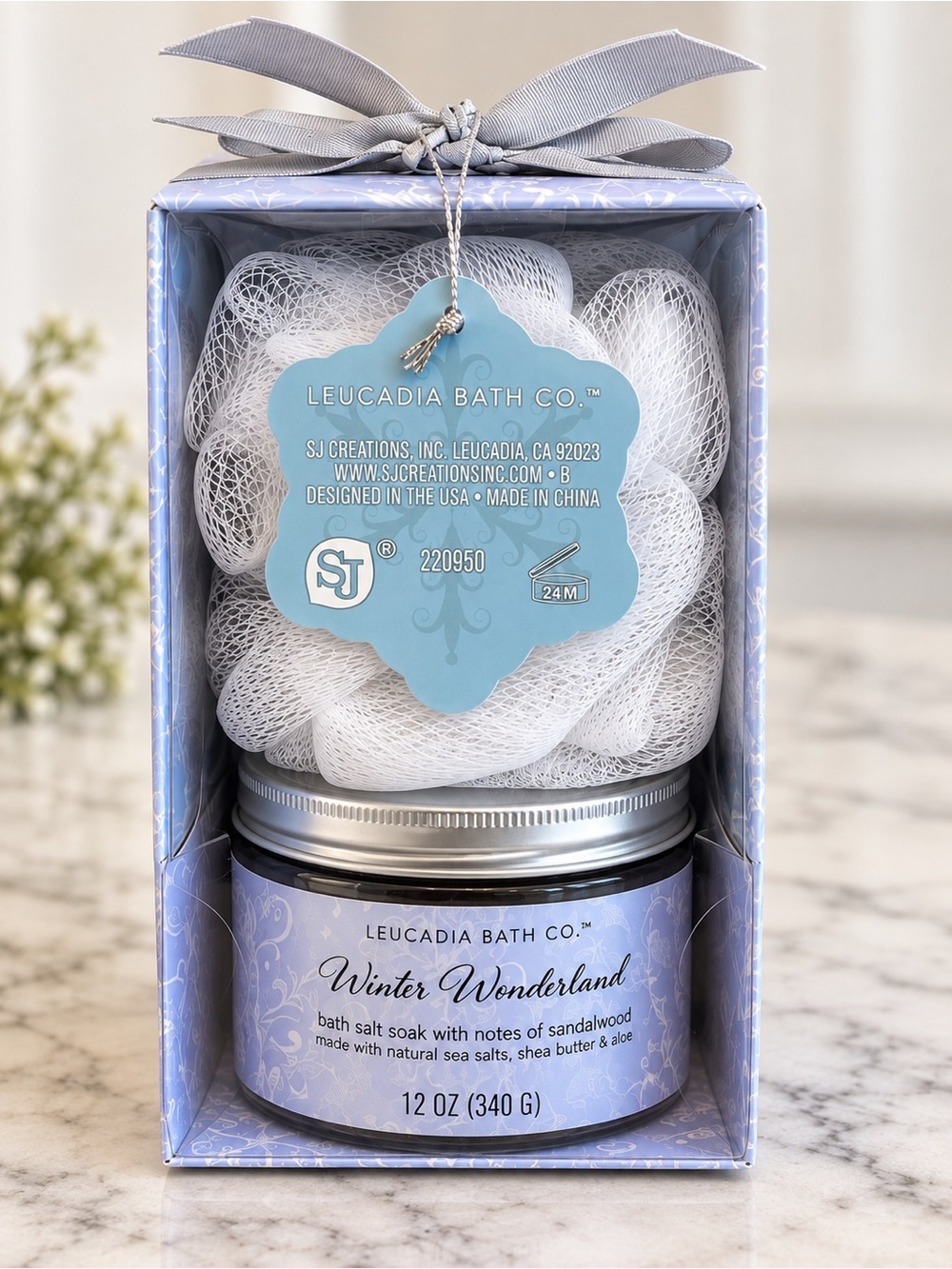 Winter Wonderland Bath Salt Soak — White